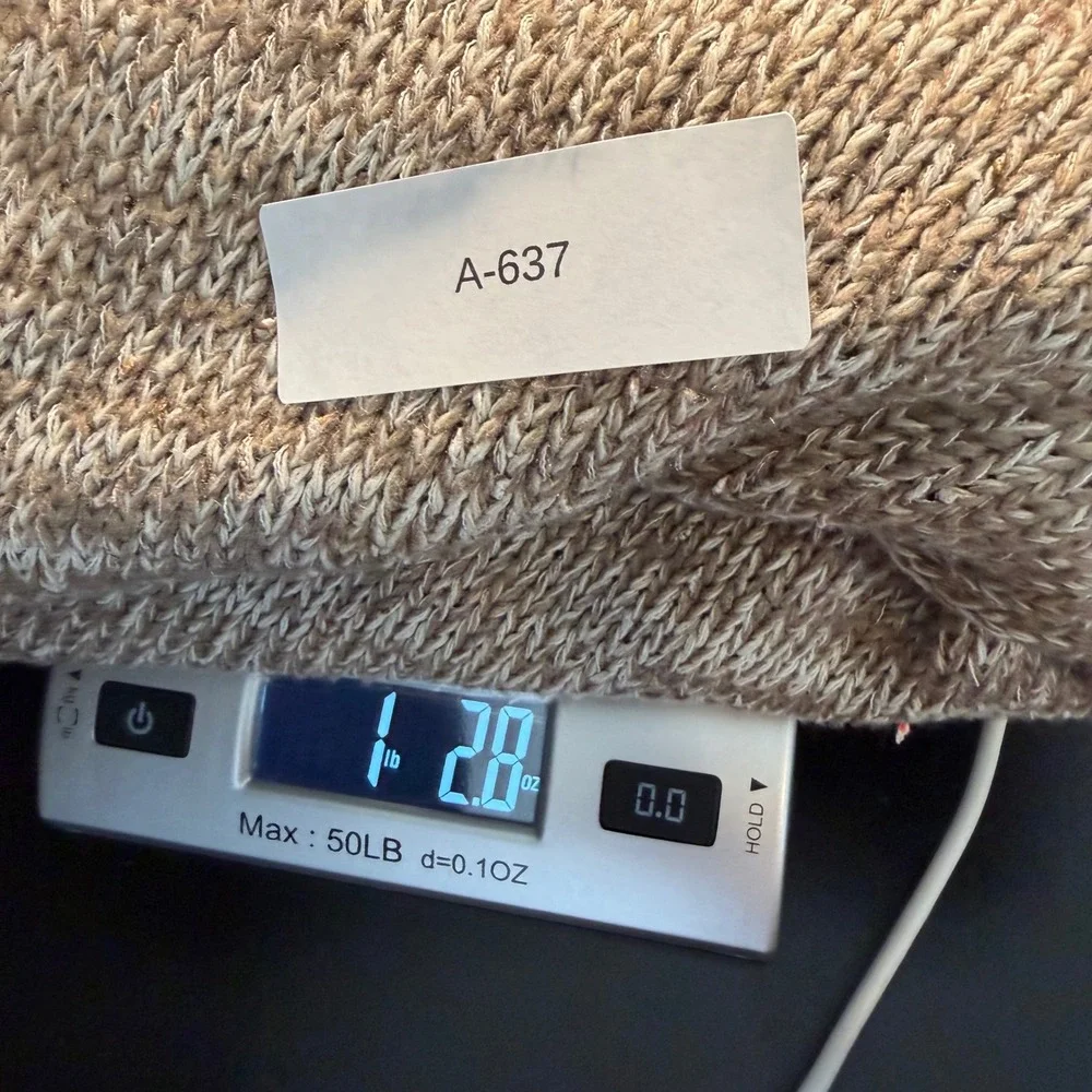 Unbranded Brown Marled Fringe Asymmetric Button Drape‎ Knit Cardigan Sweater